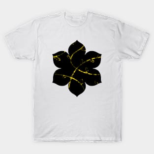 Jagged Leaves, Yellow T-Shirt